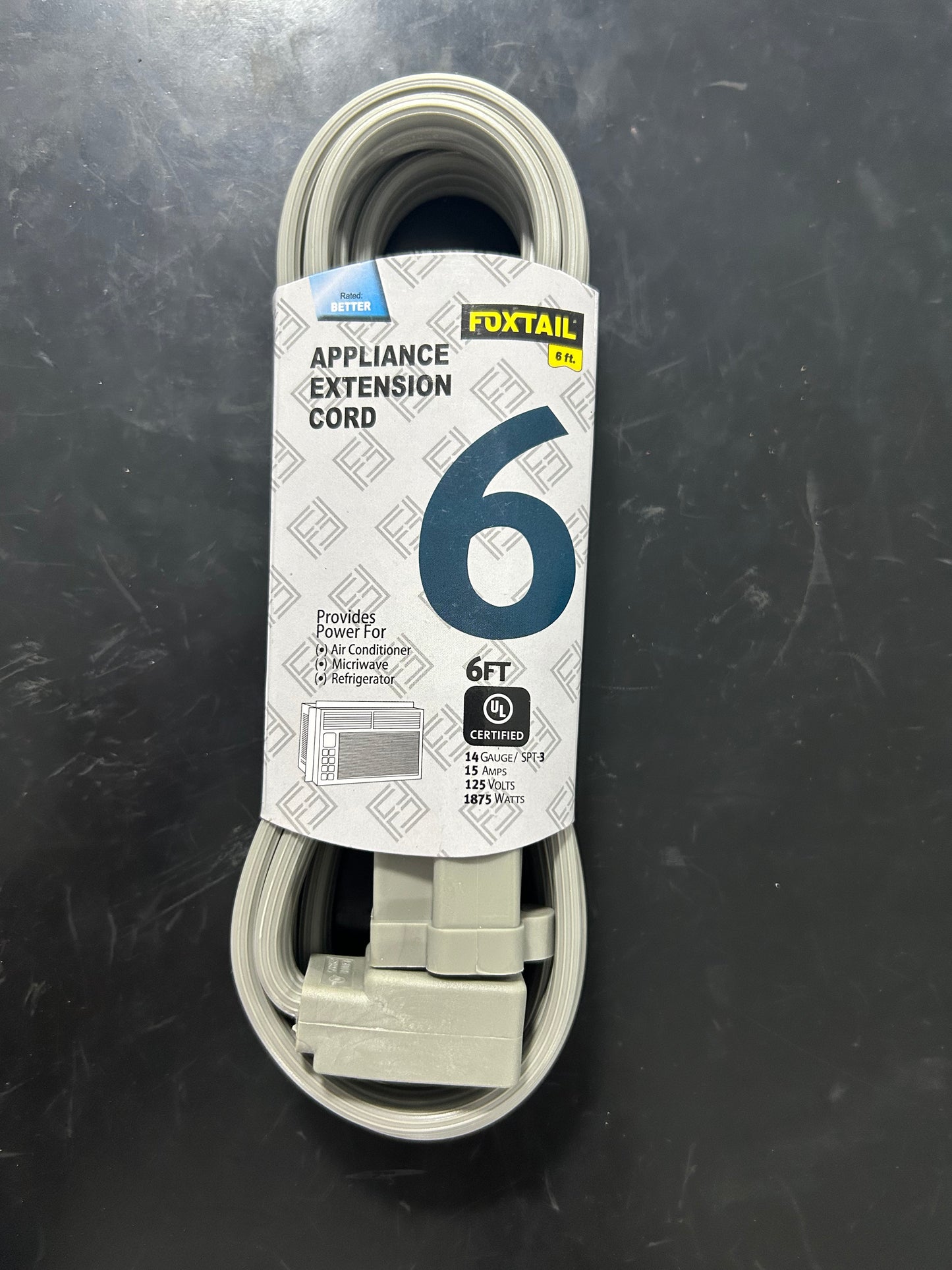 EXTENCION GRIS APPLIANCE 6FT