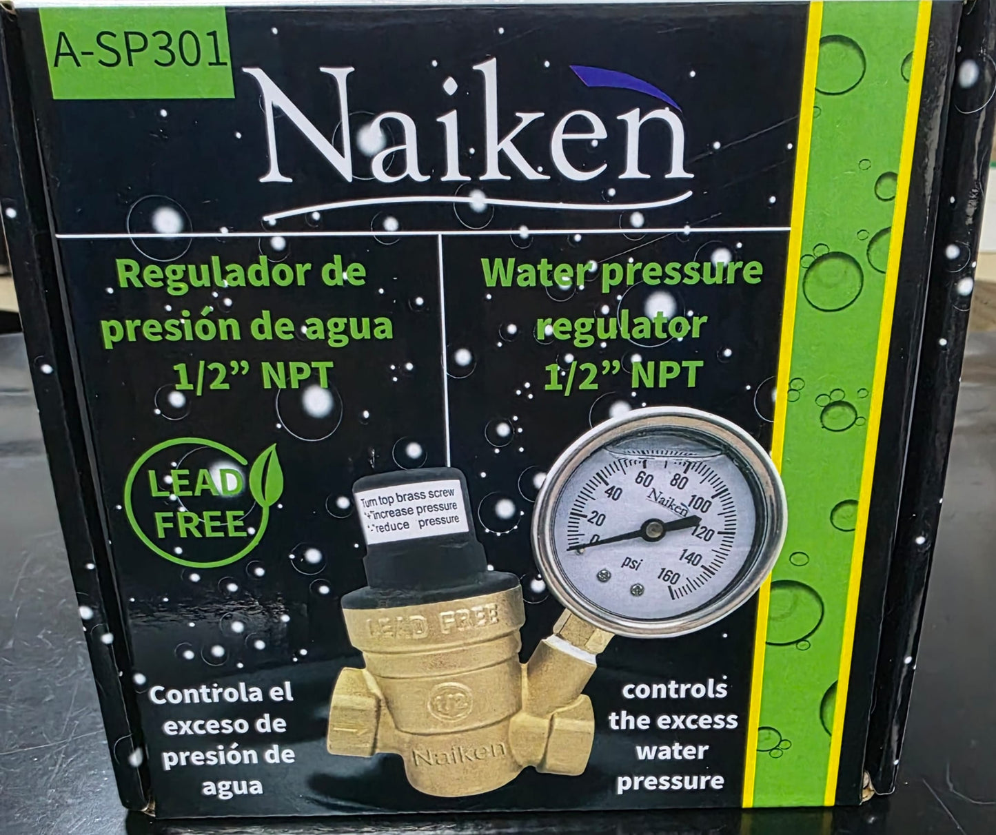 REGULADOR DE PRECION NAIKEN 1/2"