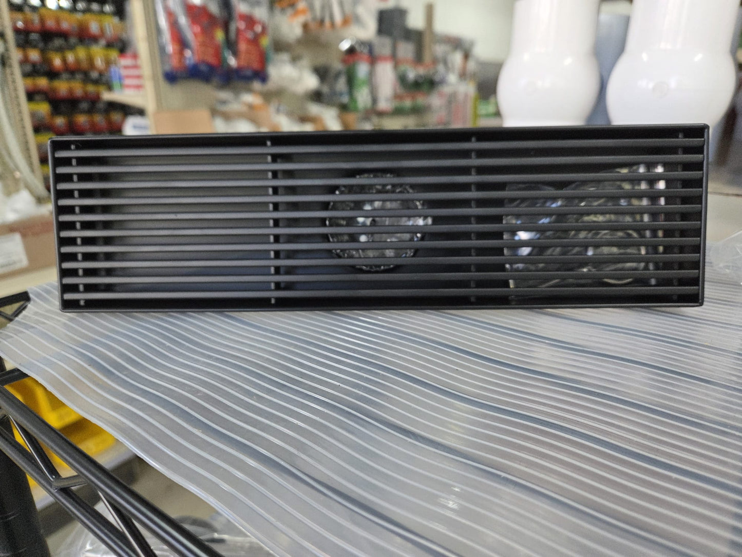DRAIN LINEAR 24" MB BLACK