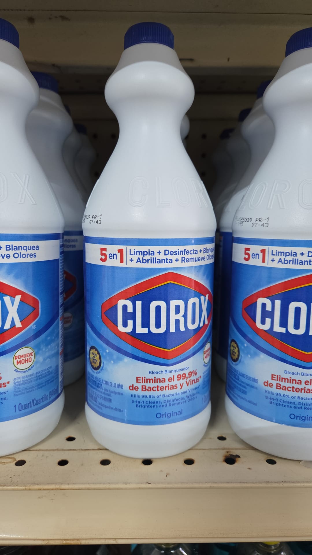 12/32OZ CLOROX BLEACH QUARTILLO 12