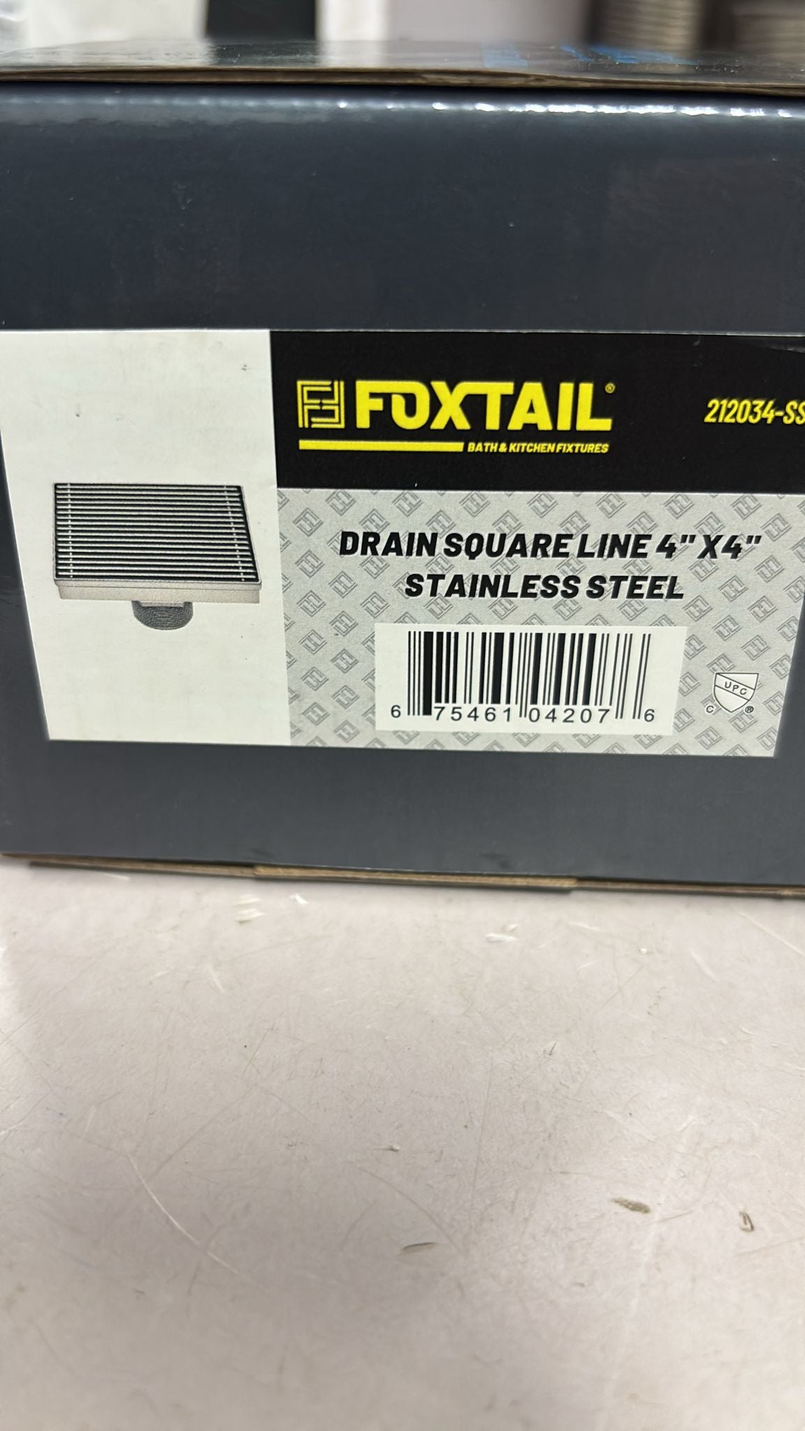 DRAIN SQUARE LINE SS 4X4