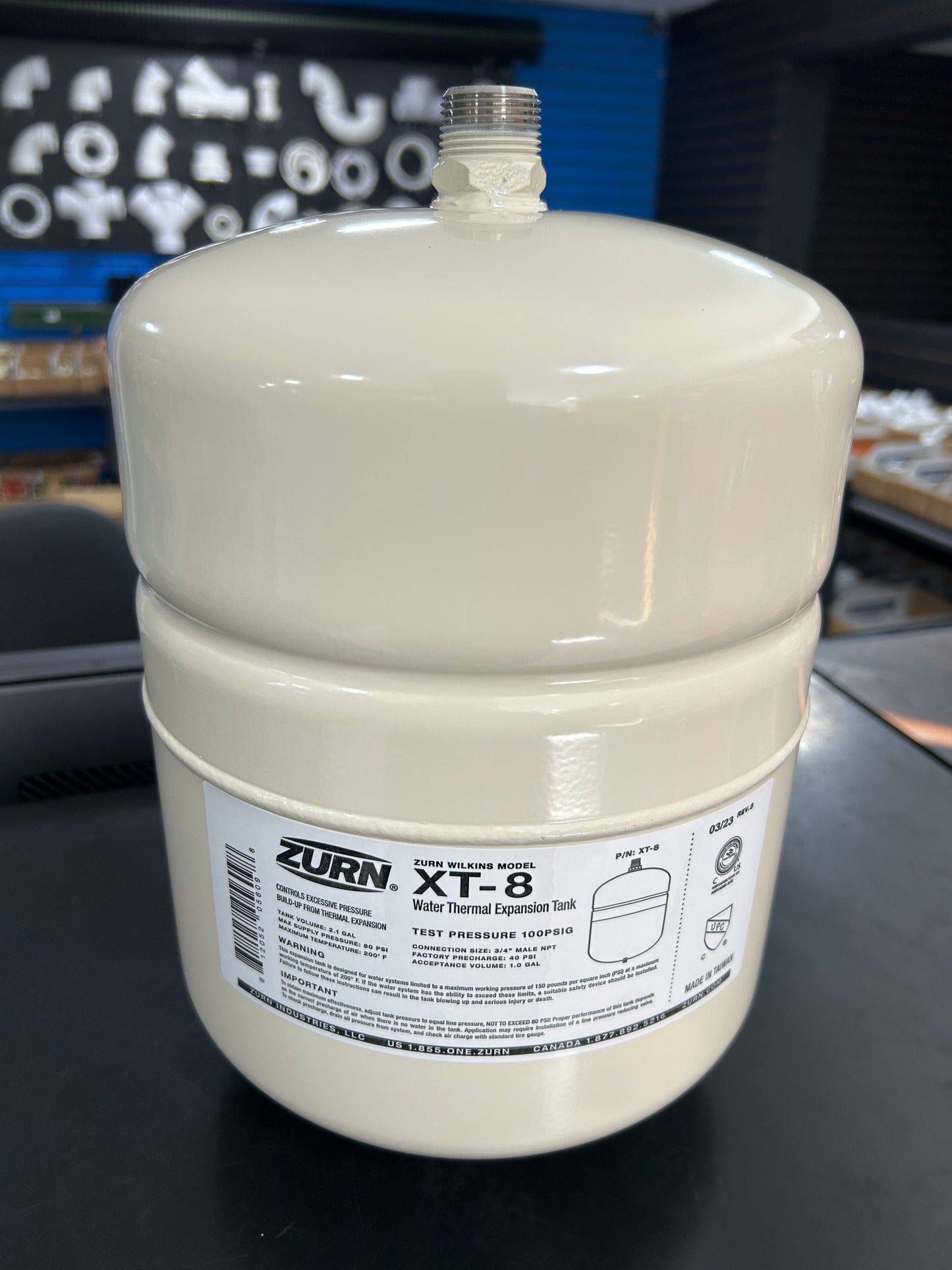 TANQUE PRESURIZADO CALENTADOR 2.1GAL
