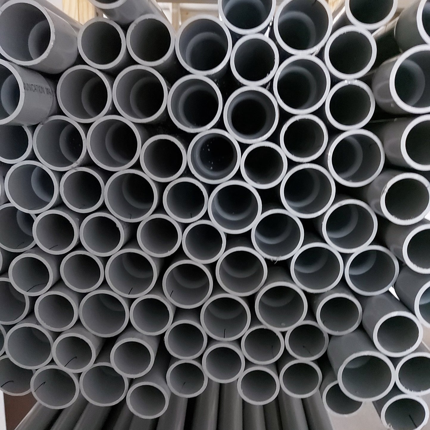 TUBO PVC 3'' GRIS