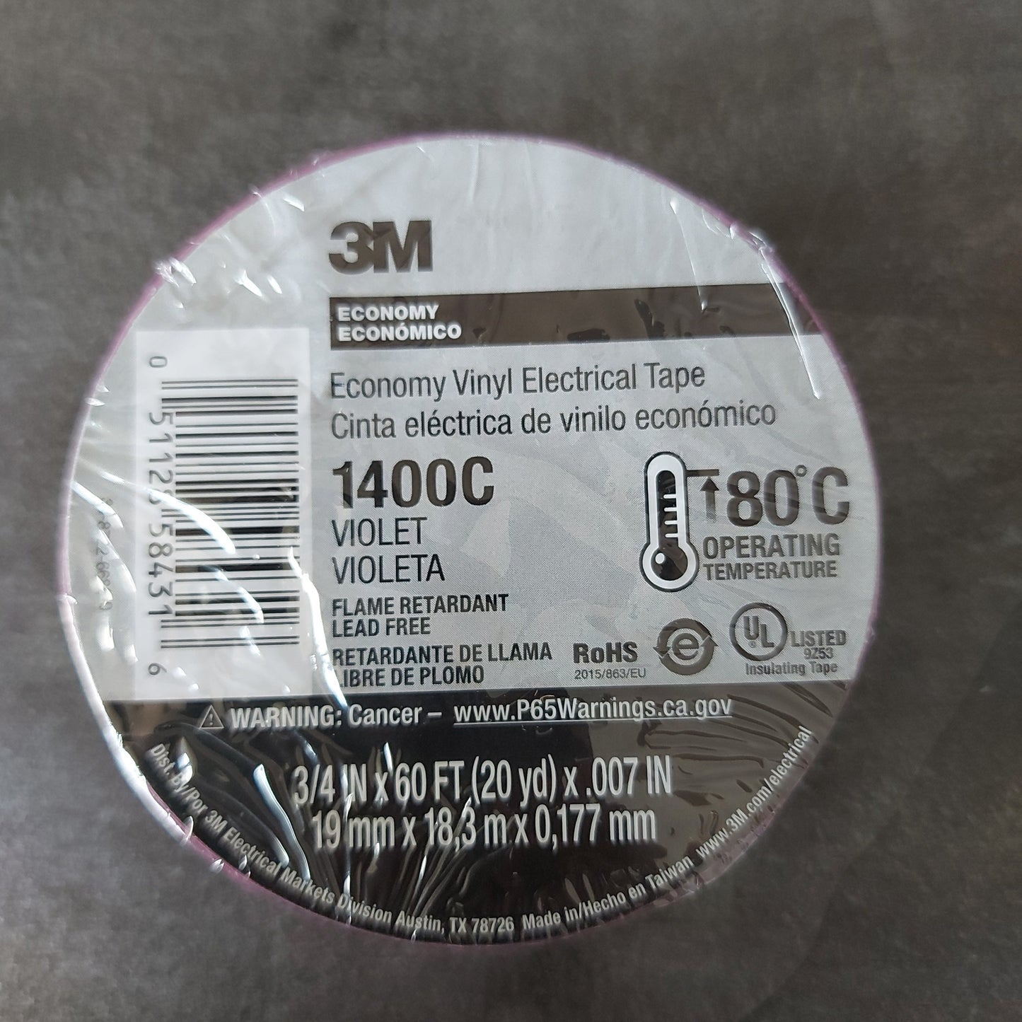 TAPE 3M 1400 VIOLETA