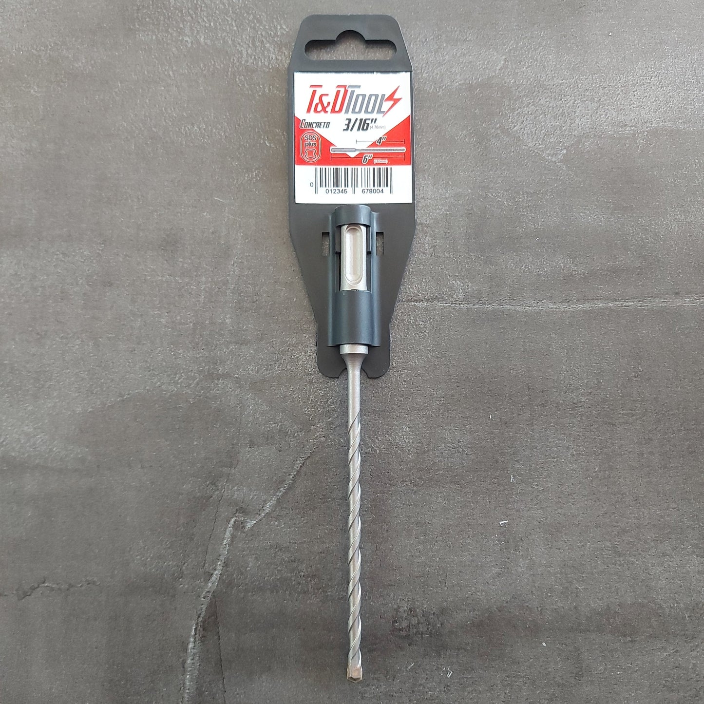 BARRENA SDS PARA CONCRETO 3/16 X 4