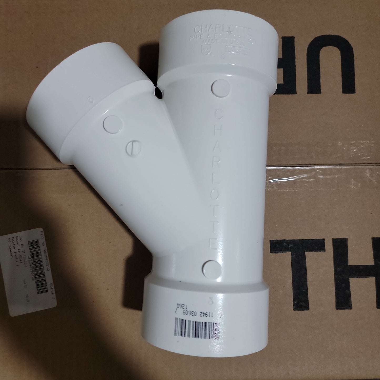 WYE PVC DWV