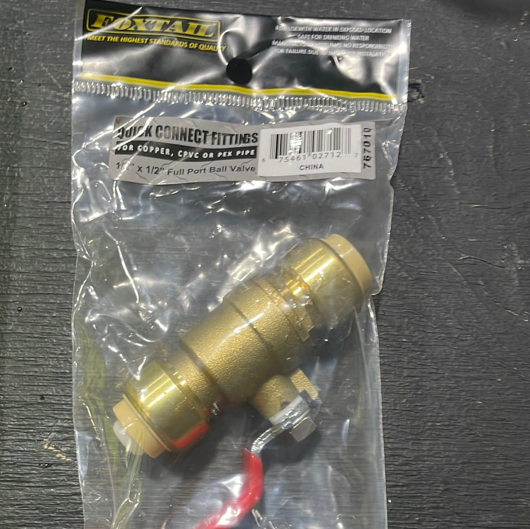 LLAVE DE PASO QUICK CONNECT 1/2 ''(767010)