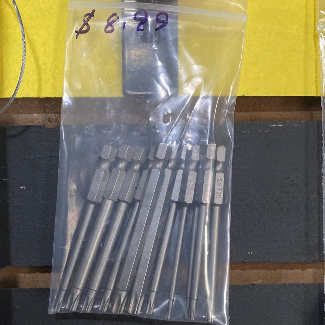 SET 11 PCS PUNTA HEX @ TORK CORTAS