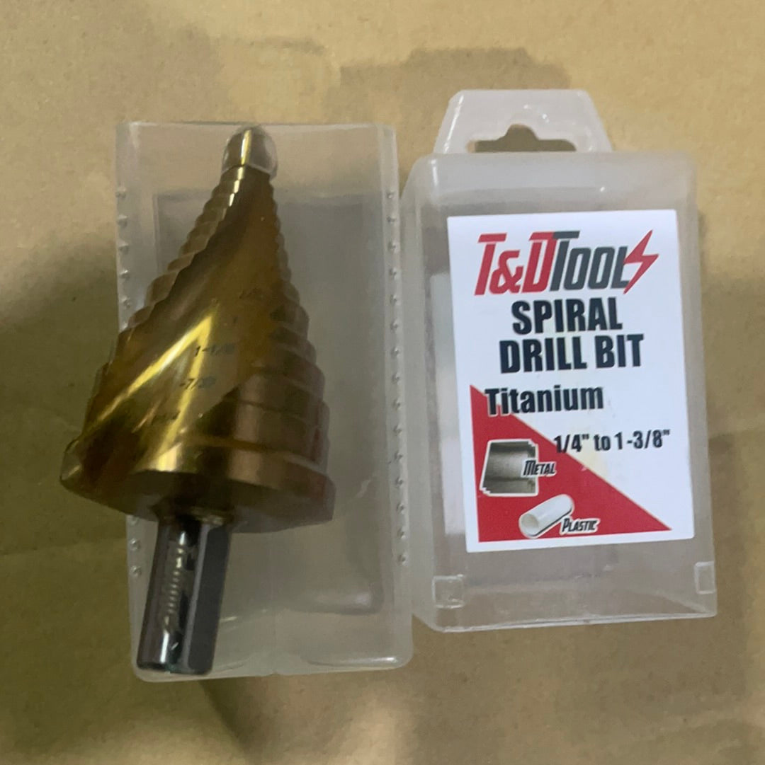 SPIRAL DRILL BIT TITANIUM