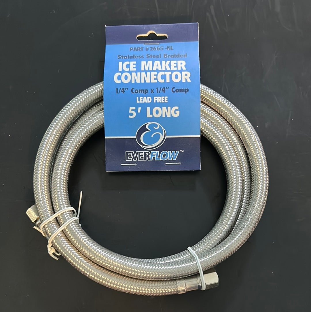 FLEXIBLE ICE MAKER 1/4 X 1/4 60"