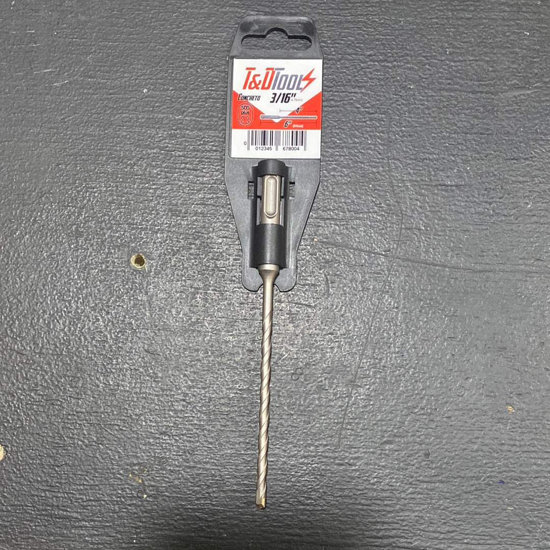 BARRENA SDS PARA CONCRETO 3/16 X 6''