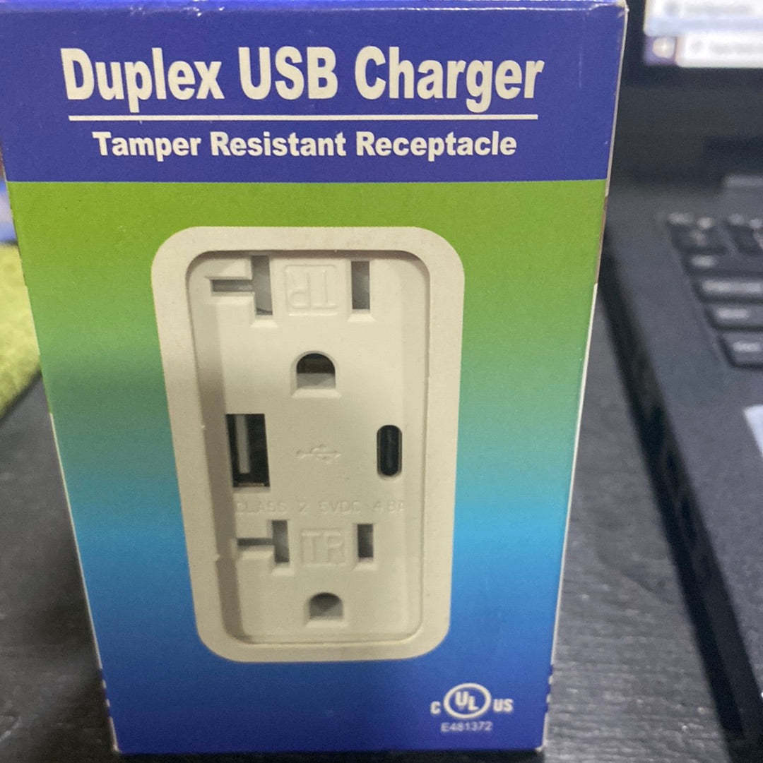 R/USB/TAMPER BLANCO