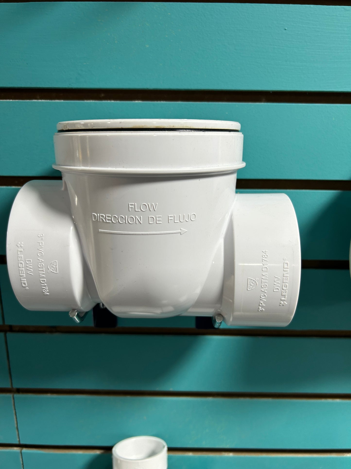 CHECK VALVE SANITARIO PVC