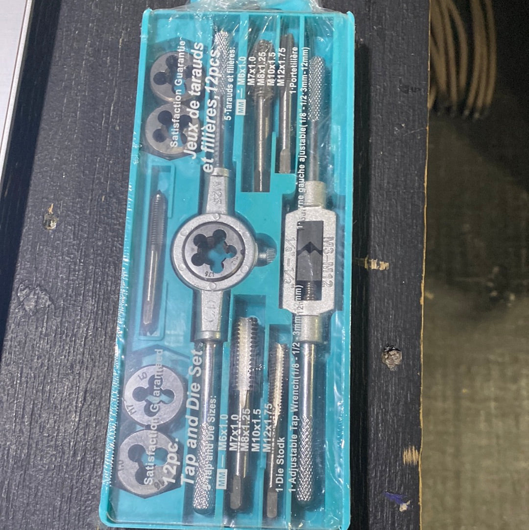 TAP & DIE SET (12PCS)