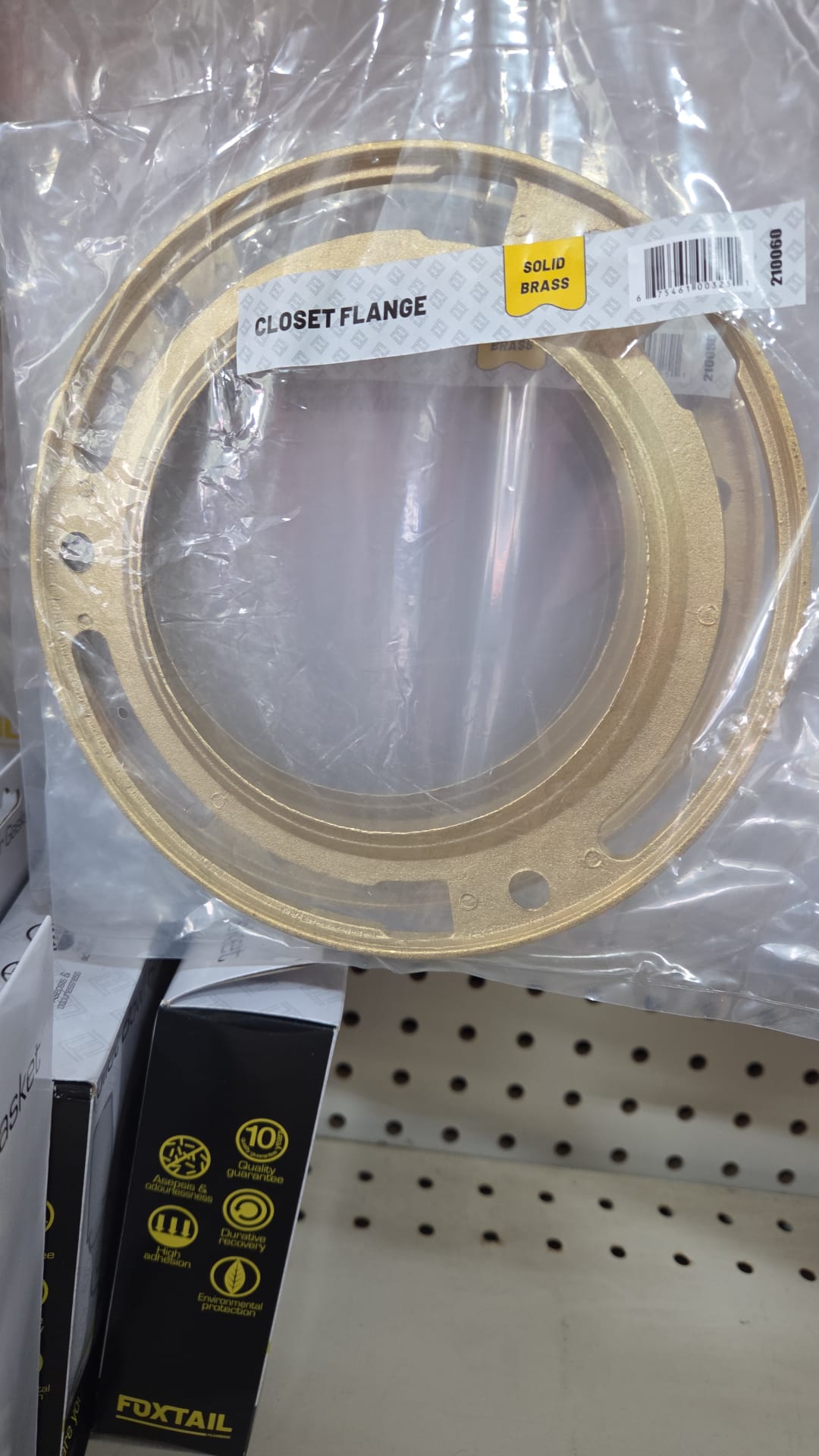 FLANGE INODORO BRONCE