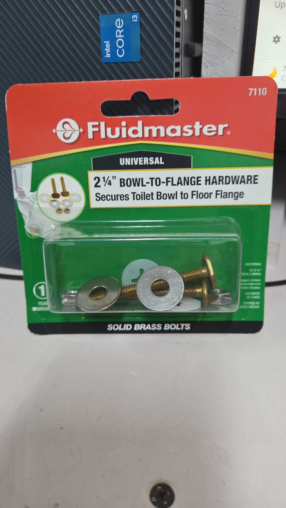 TORNILLOS INODORO PISO