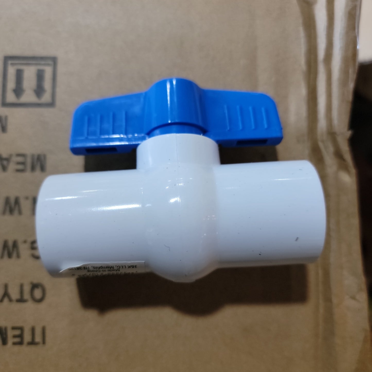 LLAVE DE PASO PVC  1/2 ''
