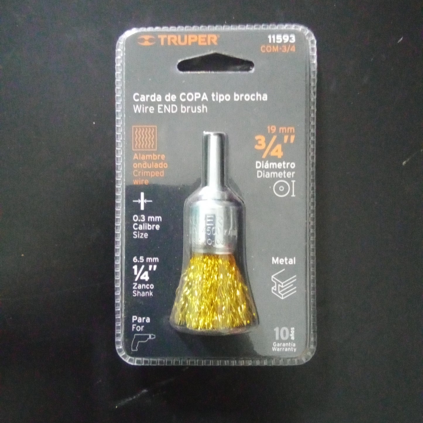 CEPILLO ALAMBRE COPA PARA TALADRO GRUESO 3/4