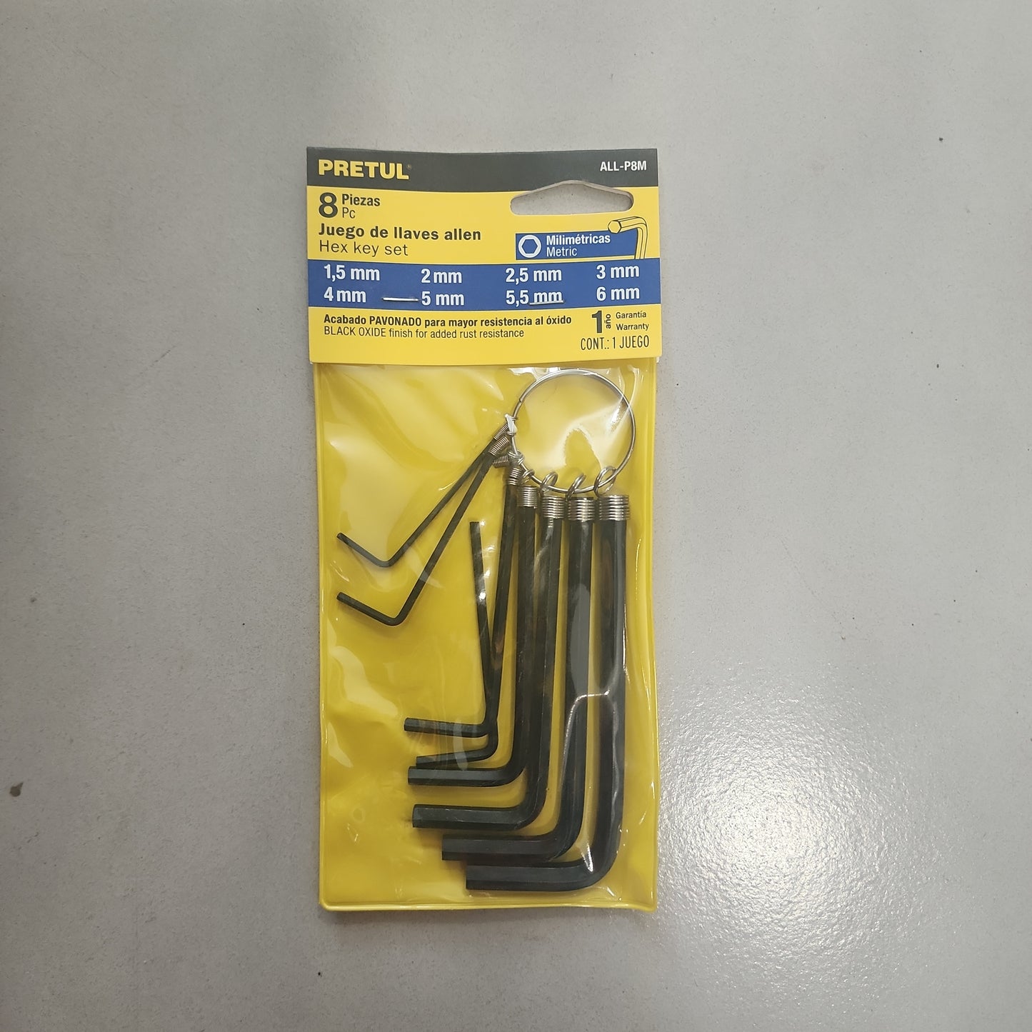 LLAVE ALLEN  KIT
