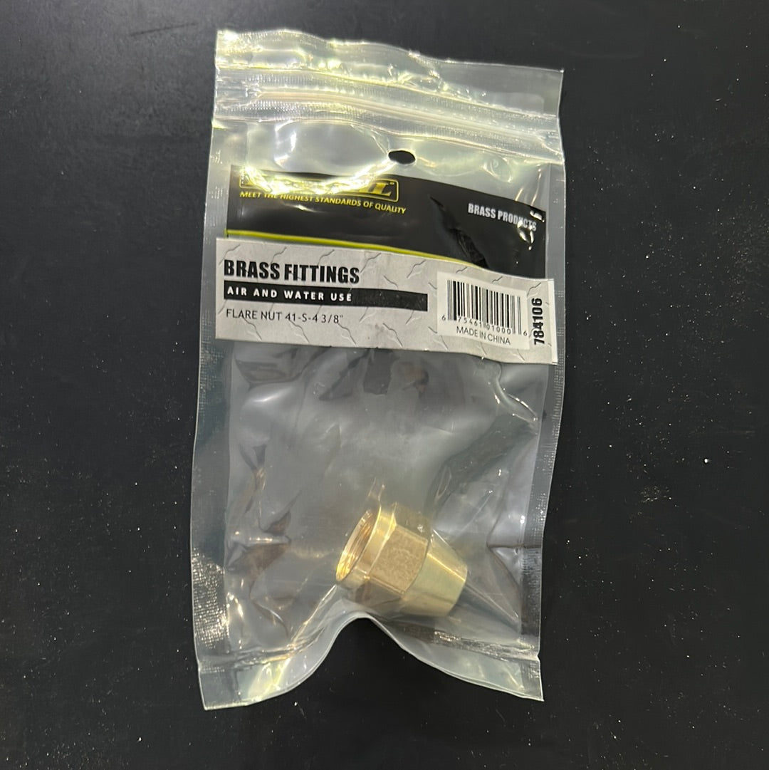 TUERCA GAS FLARE 3/8 BRONCE