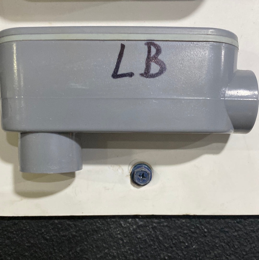 CONDULETO LB PVC 3/4" GRIS