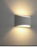 UP AND DOWN INDOOR WALL LAMP WHITE 10W (COLD WHITE)