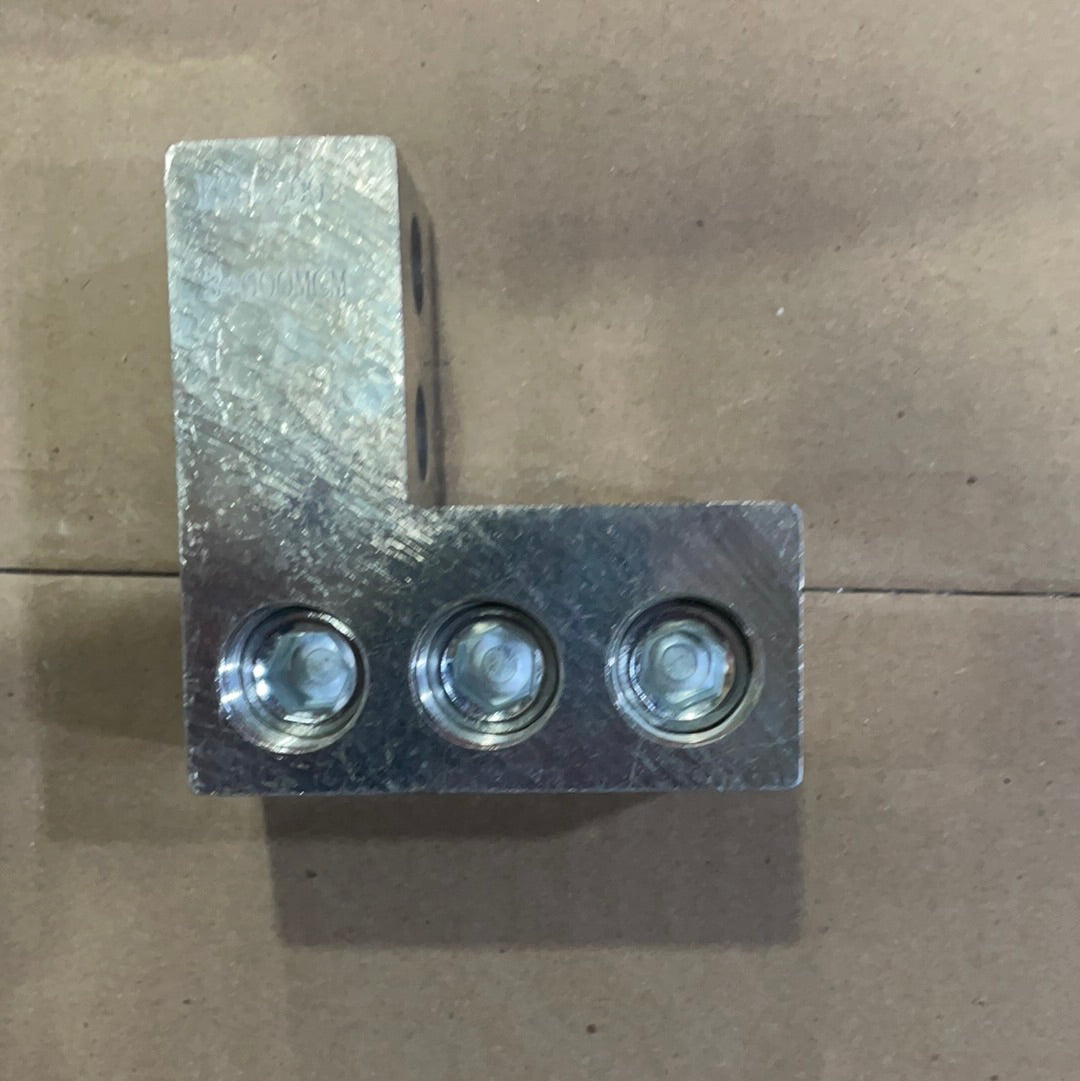 Terminal Lug Triple De Lado #2 Al #600 Aluminio
