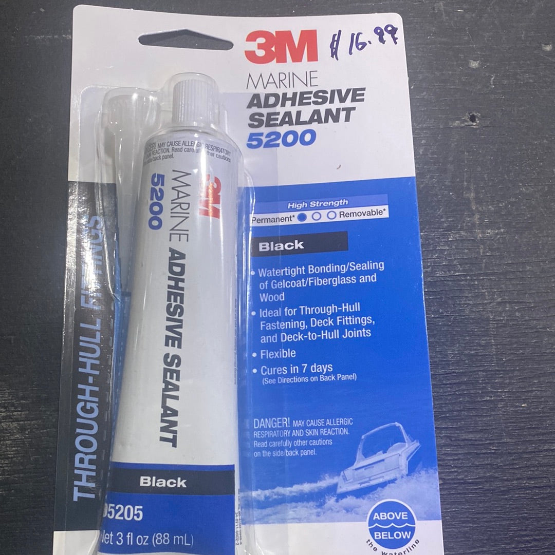 MARINE ADHESIVE SEALANT 5200 BLACK (05205)