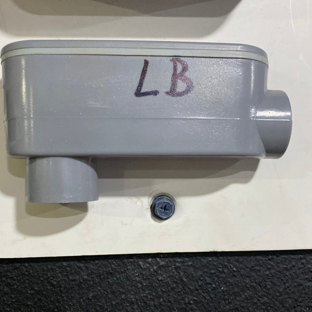 CONDULETO LB PVC 1/2" GRIS