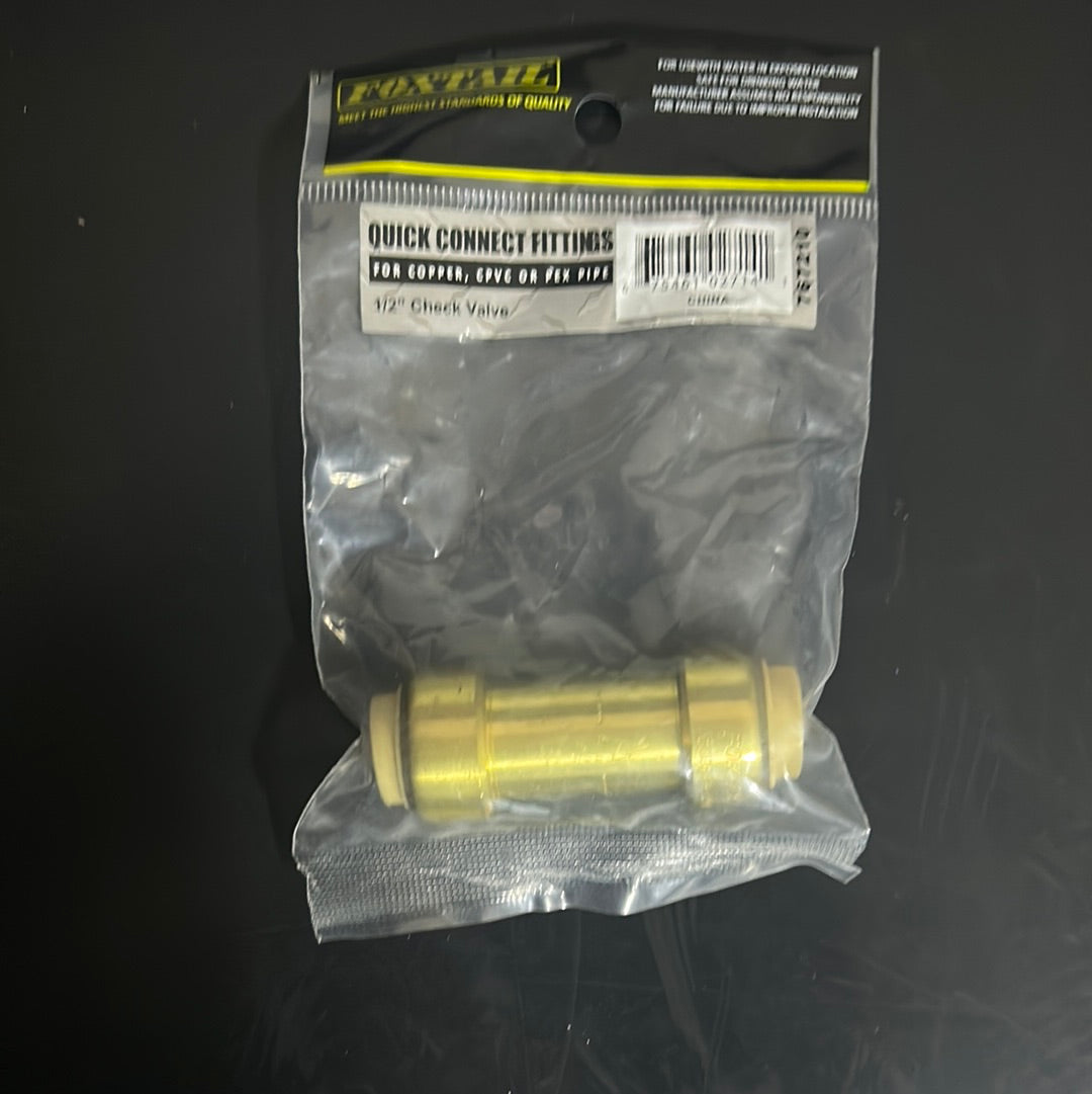 CHECK VALVE PUSH 02770